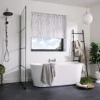 Swedish Roller Blinds ,Birch Silver